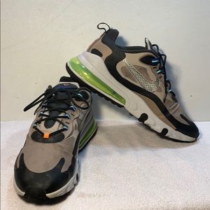 Nike Air Max 270 React Cargo Khaki Sneakers Sz 13